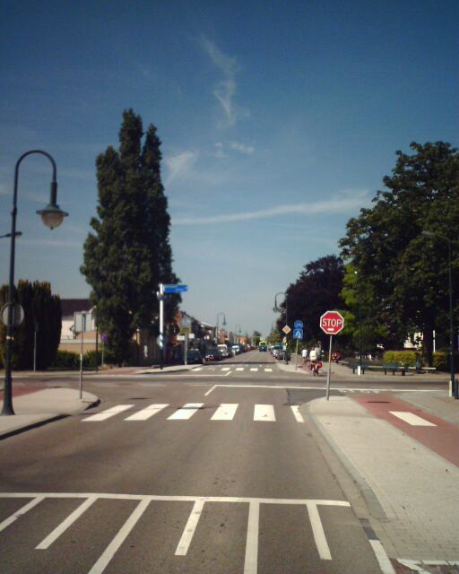 Kruispunt vlielanderstraat voorstraat Numansdorp 2006